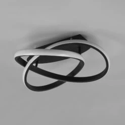 LED-Deckenlampe Course Geschwungen 4.000K Schwarz -Philips Store 10002962 2