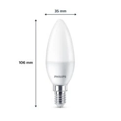 Philips LED-Kerze E14 4,9W 470m 2.700K Matt 6er 11 Philips LED-Kerze E14 4,9W 470m 2.700K Matt 6er -Philips Store 10004539 2