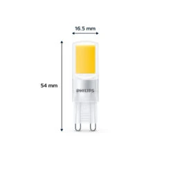 Philips LED-Lampe G9 3,2W 400lm 2.700K Klar 3er 10 Philips LED-Lampe G9 3,2W 400lm 2.700K Klar 3er -Philips Store 10004540 2