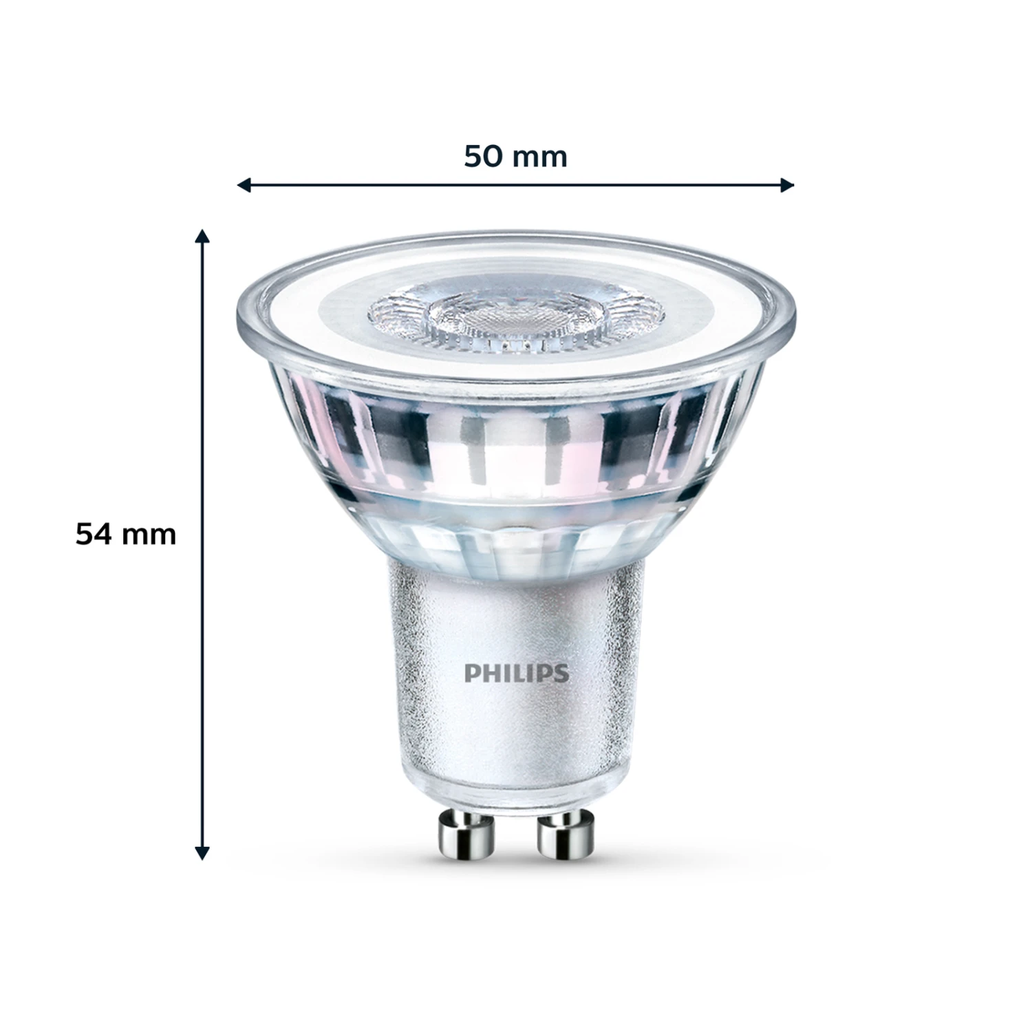 Philips LED-Lampe GU10 3,5W 255lm 827 Klar 36° 6er 5 Philips LED-Lampe GU10 3,5W 255lm 827 Klar 36° 6er – Bild 3