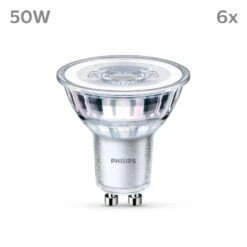 Philips LED-Lampe GU10 4,6W 355lm 827 Klar 36° 6er -Philips Store 10004573 5