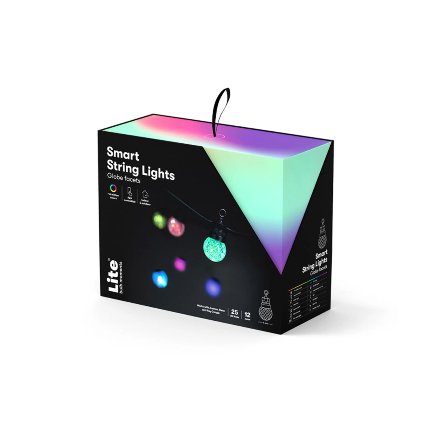 Lite Bulb Moments Lichterkette 25x Globe Facet 12m 6 Lite Bulb Moments Lichterkette 25x Globe Facet 12m – Bild 4