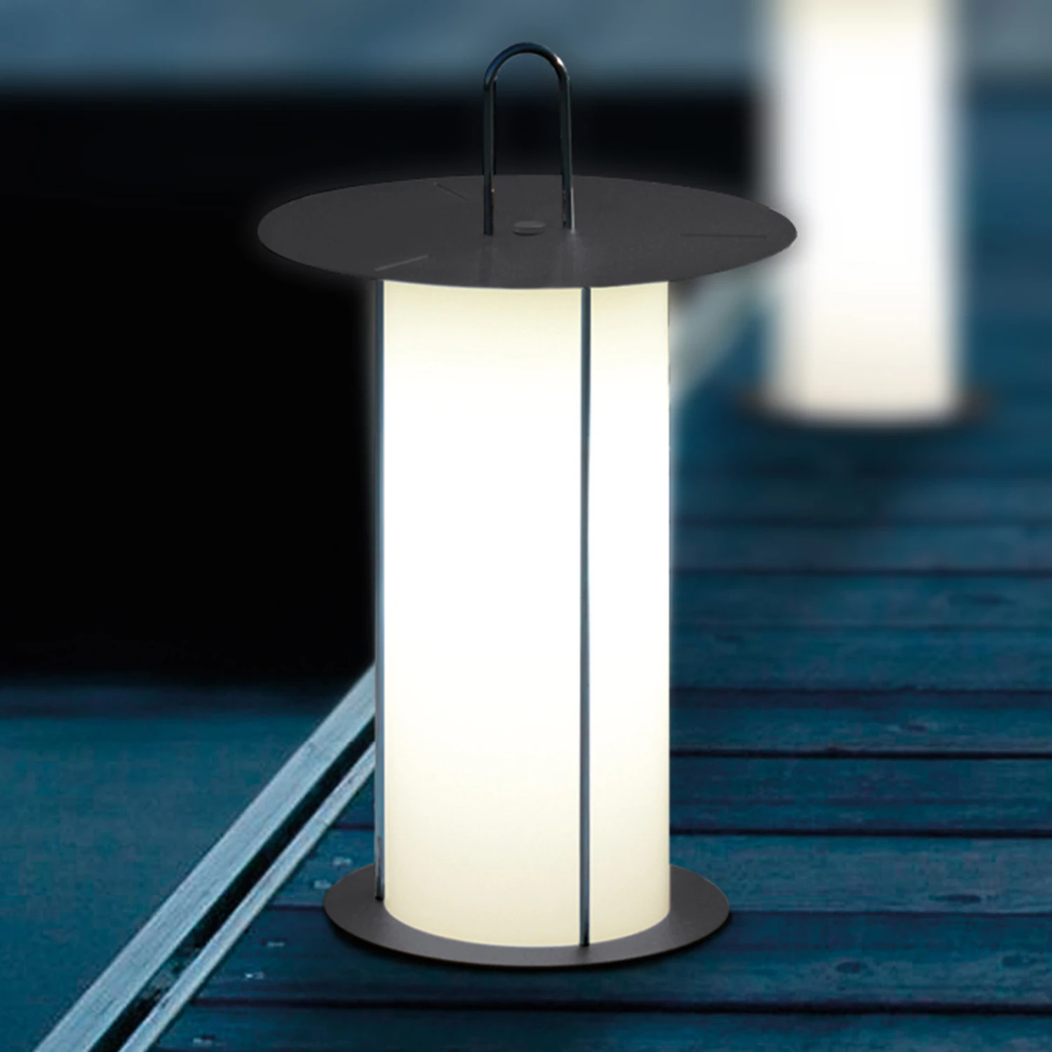 Modo Luce Diogene LED-Terrassenleuchte Akku Grafit 3 Modo Luce Diogene LED-Terrassenleuchte Akku Grafit