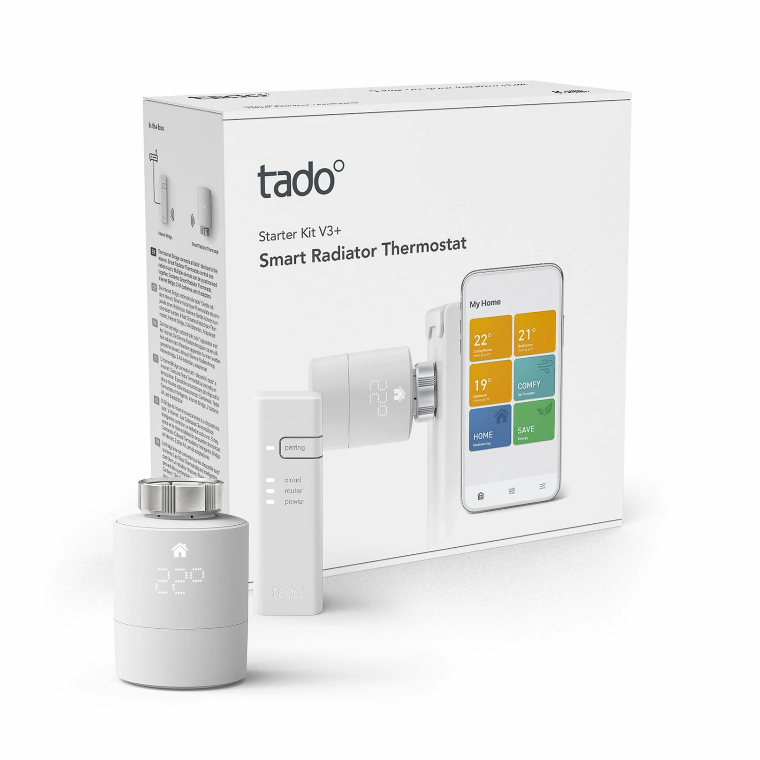 Tado° Smart V3+, 3x Heizkörper-Thermostat + Bridge 7 Tado° Smart V3+, 3x Heizkörper-Thermostat + Bridge – Bild 5