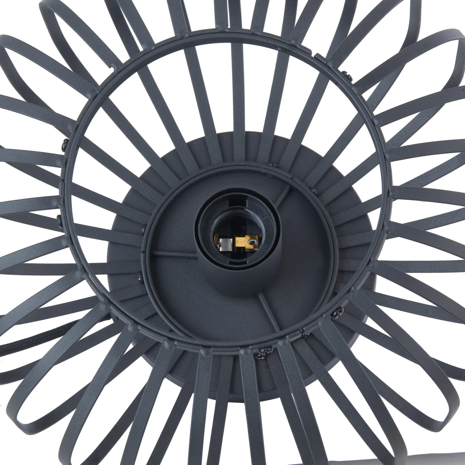 Lindby Krish Tischlampe In Käfigoptik, Schwarz 8 Lindby Krish Tischlampe In Käfigoptik, Schwarz – Bild 6