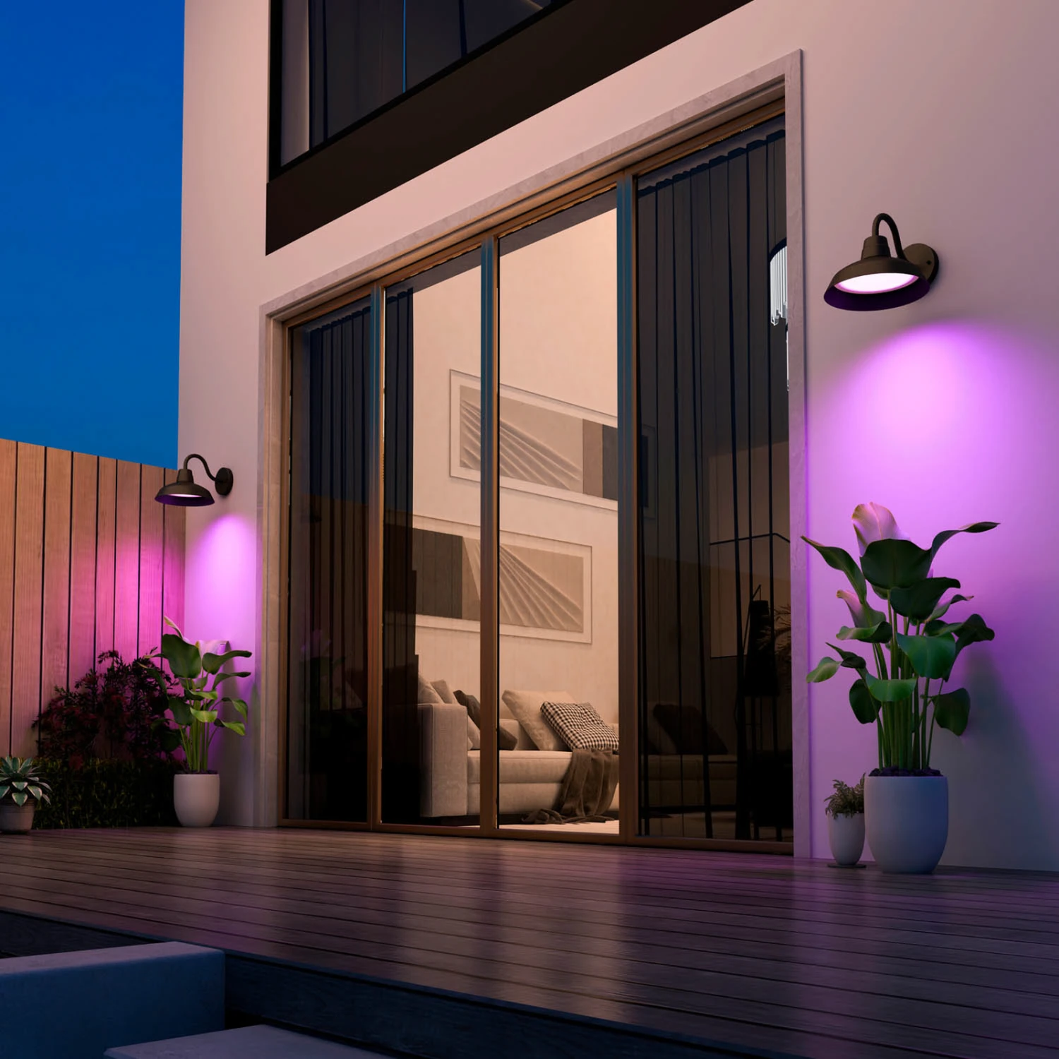 Calex Smart Outdoor Classic Wandleuchte, CCT, RGB 6 Calex Smart Outdoor Classic Wandleuchte, CCT, RGB – Bild 4