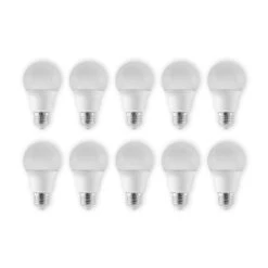 LED-Lampe E27 A60 4,9W 3.000K Opal 10er-Set