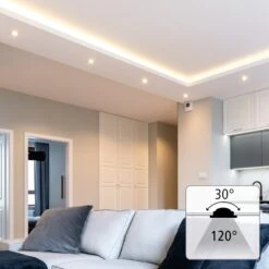 Hama WLAN LED-Einbauspot, App-Steuerung CCT Nickel 12 Hama WLAN LED-Einbauspot, App-Steuerung CCT Nickel -Philips Store 10011778 3