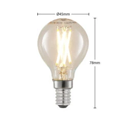 LED-Filamentlampe E14 4W 2700K Tropfen Dimmbar 5er -Philips Store 10011809 2