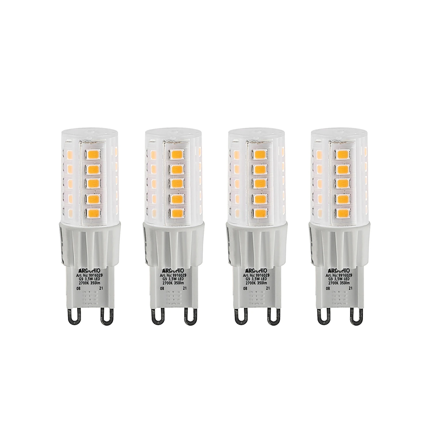 Arcchio LED-Stiftsockellampe G9 3,5W 830 4er-Set 3 Arcchio LED-Stiftsockellampe G9 3,5W 830 4er-Set