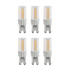 Arcchio LED-Stiftsockellampe G9 3,5W 830 6er-Set