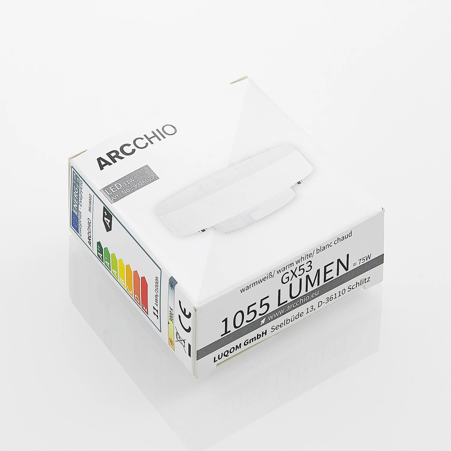 Arcchio LED-Lampe GX53 10W 3.000K 10er-Set 11 Arcchio LED-Lampe GX53 10W 3.000K 10er-Set – Bild 9