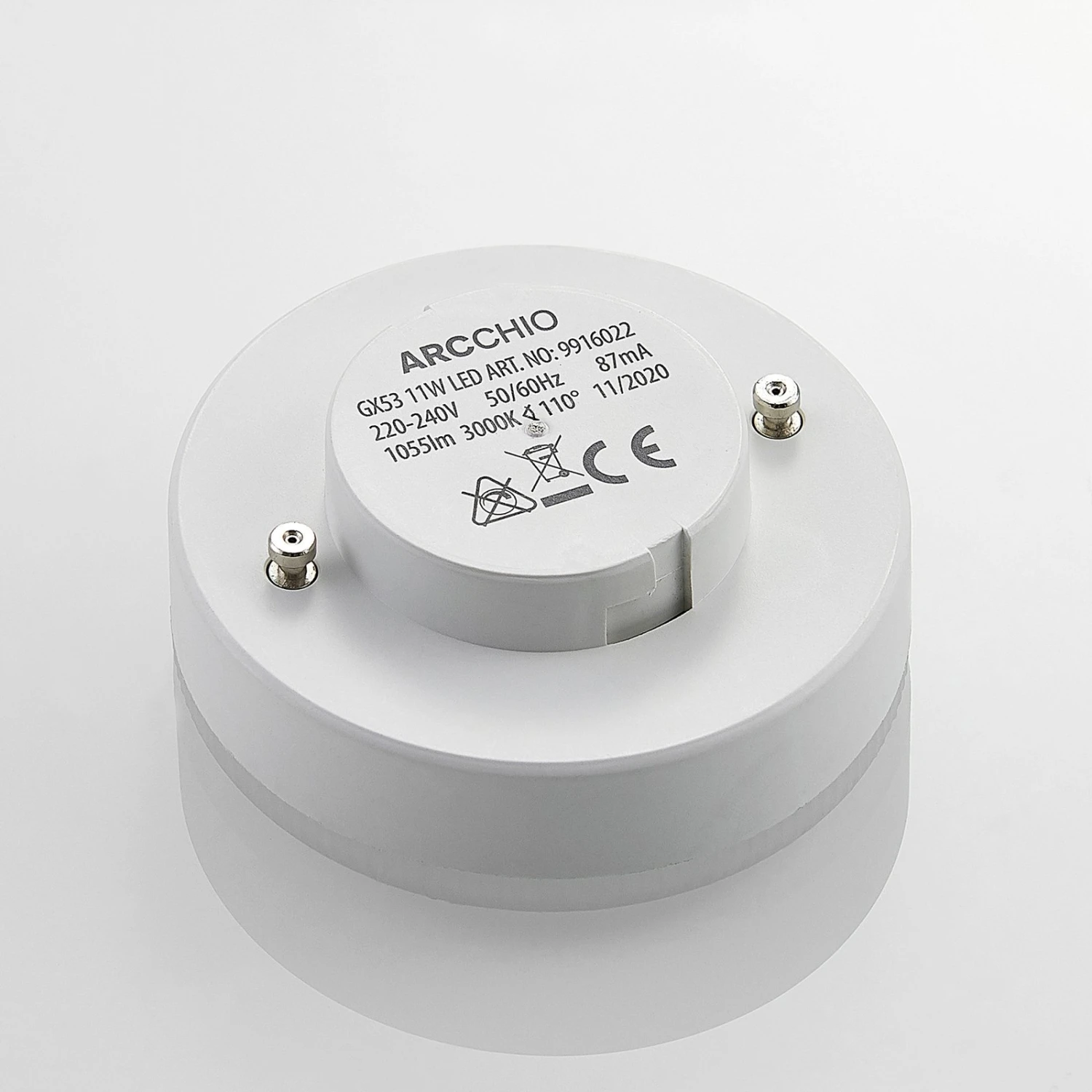 Arcchio LED-Lampe GX53 10W 3.000K 3er-Set 9 Arcchio LED-Lampe GX53 10W 3.000K 3er-Set – Bild 7