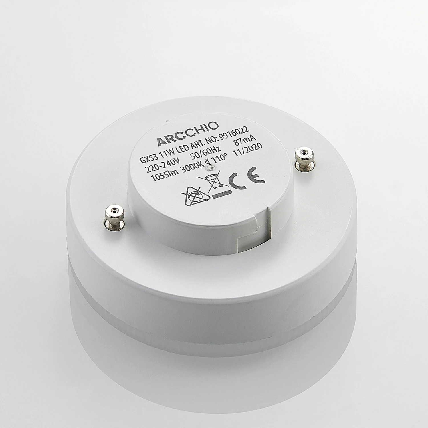 Arcchio LED-Lampe GX53 10W 3.000K 2er-Set 9 Arcchio LED-Lampe GX53 10W 3.000K 2er-Set – Bild 7