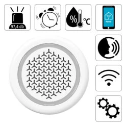 Hama WLAN-Sirene Mit Temperatur-/Raumluftsensor -Philips Store 10012039 2