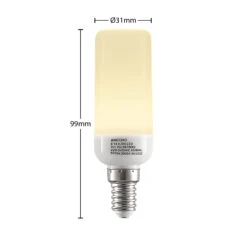 Arcchio LED-Röhrenlampe E14 4,5W 3.000K 3er-Set -Philips Store 10012180 2