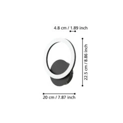 EGLO Connect Parrapos-Z LED-Wandleuchte, 1-flammig -Philips Store 10012605 5