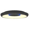 Lindby Lynden LED-Deckenlampe Ø48cm Schwarz Smart