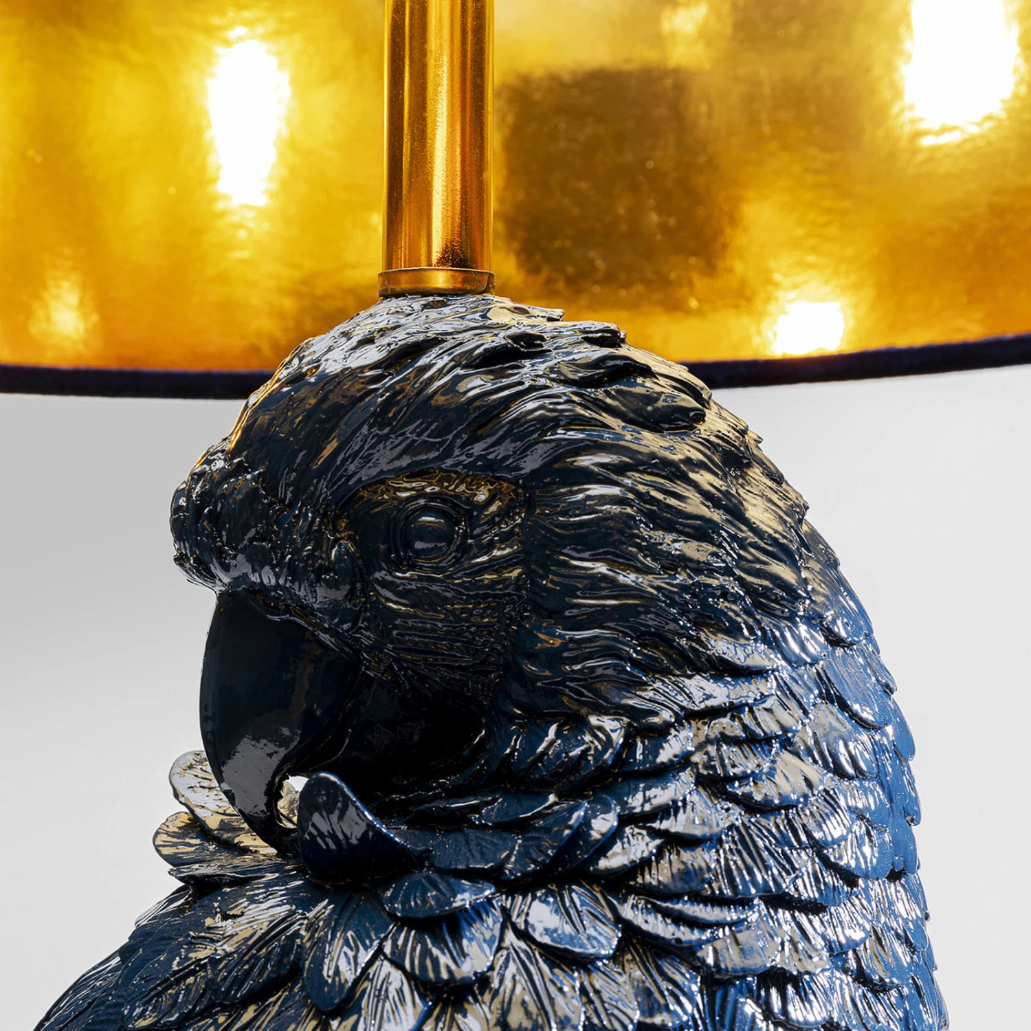 KARE Parrot Tischleuchte Mit Schirm, Blau 9 KARE Parrot Tischleuchte Mit Schirm, Blau – Bild 7