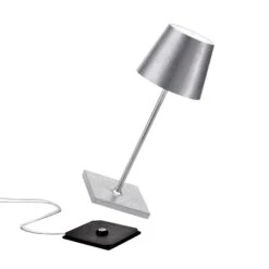 Zafferano Poldina Mini Akkulampe Innen Silber -Philips Store 10016271 3