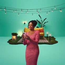 WiZ Elpas LED-Wegeleuchte Schwarz RGBW Erweiterung -Philips Store 10018005 5