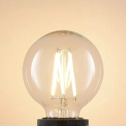 LED E27 8W G80 2.700K Filament Dimmbar Klar 3er -Philips Store 10018069 3