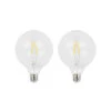 LED-Filament E27 6W 2.700K G125 Globe Klar 2er-Set -Philips Store 10018160