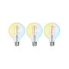 Prios LED-Filamentlampe E27 G95 7W WLAN Klar 3er -Philips Store 10018321