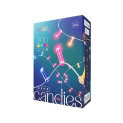 Twinkly Candies, 200 Kerzen Smart Kabel Klar 12m