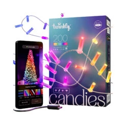 Twinkly Candies, 200 Kerzen Smart Kabel Klar 12m -Philips Store 10018764 8