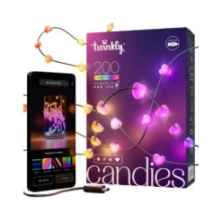 Twinkly Candies Herzen Bluetooth WLAN RGB Grün 12m -Philips Store 10018786 8
