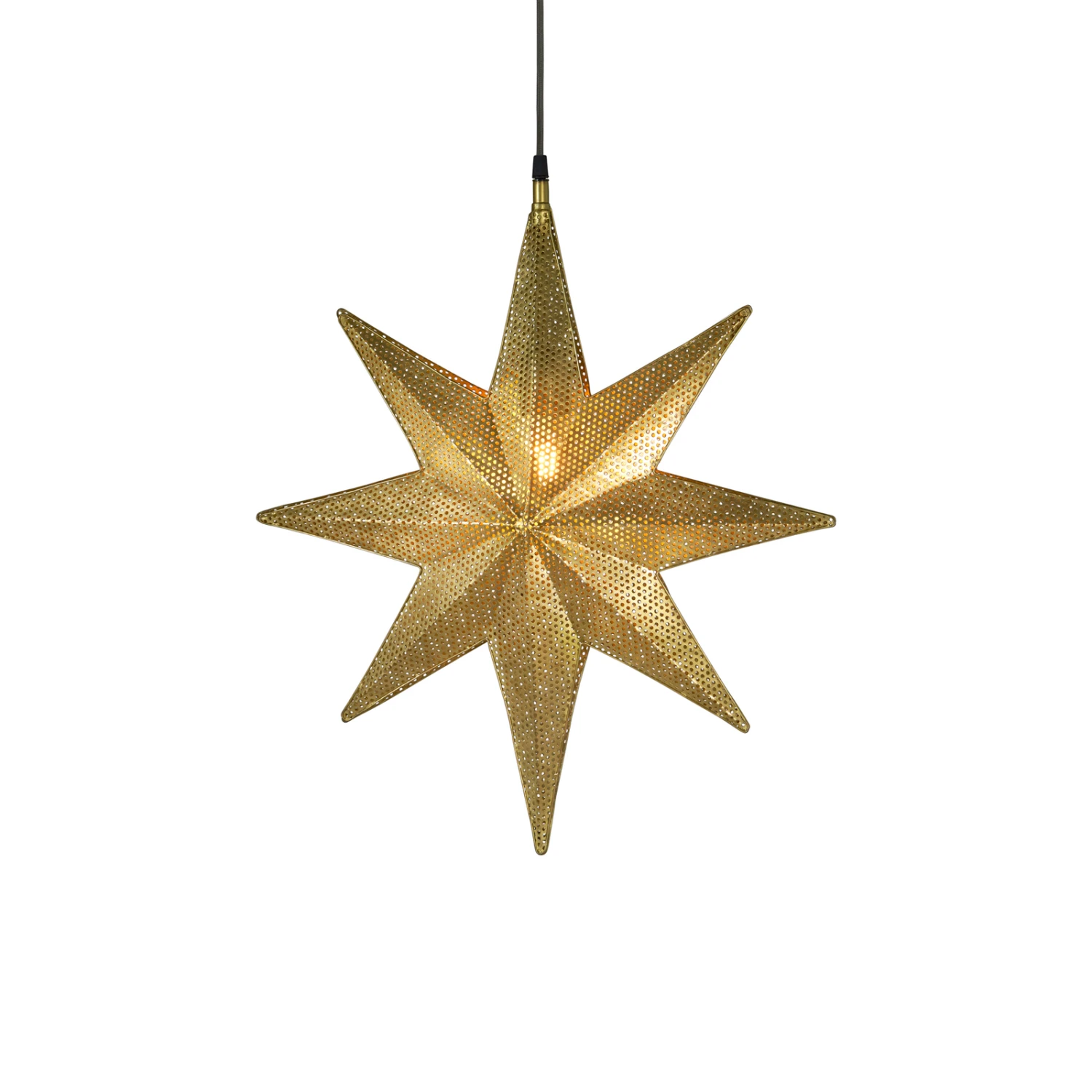 PR Home Capella Dekostern, 8-zackig Gold 50 Cm 3 PR Home Capella Dekostern, 8-zackig Gold 50 Cm