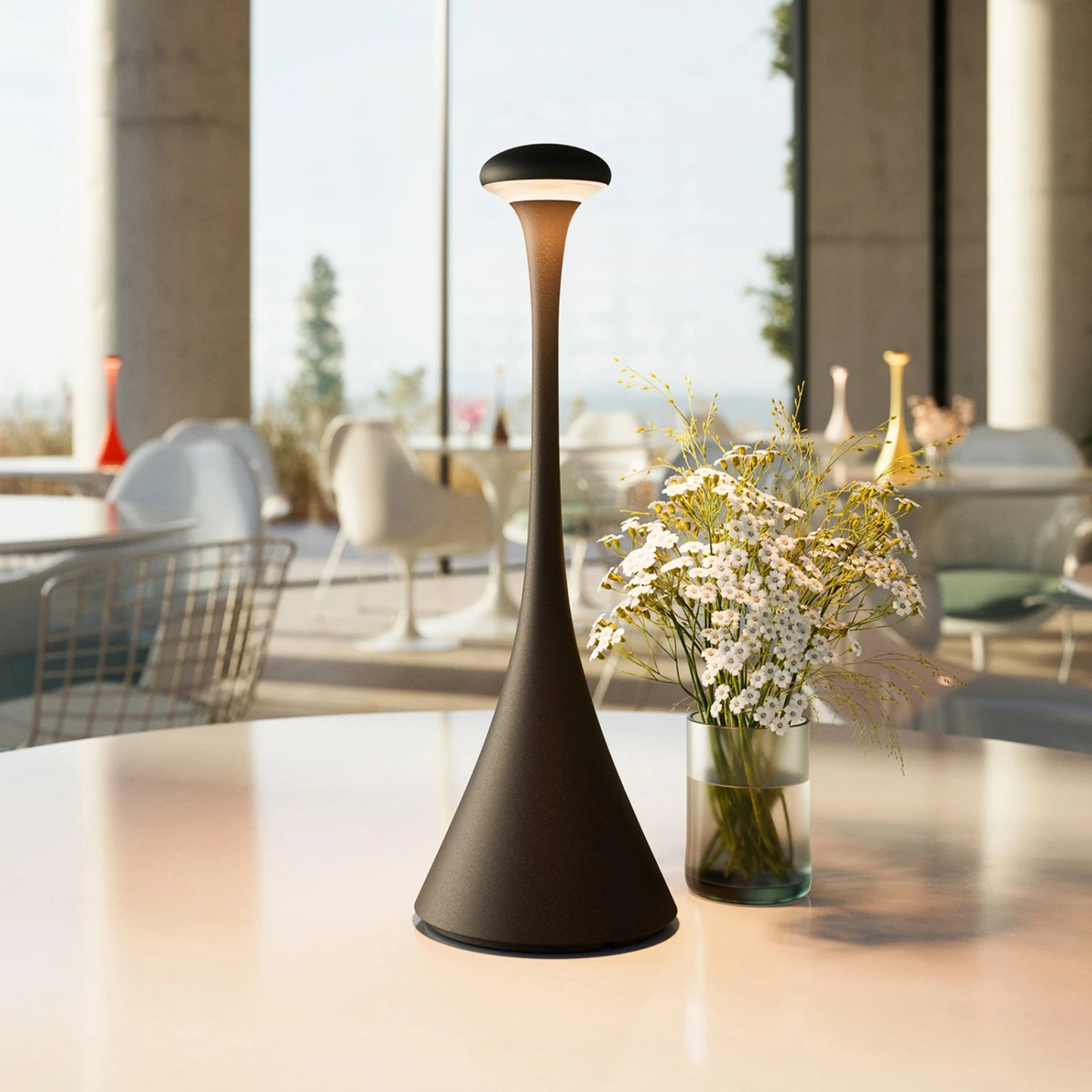 LED-Akku-Tischleuchte Nudrop, IP54, Nachtschwarz 3 LED-Akku-Tischleuchte Nudrop, IP54, Nachtschwarz