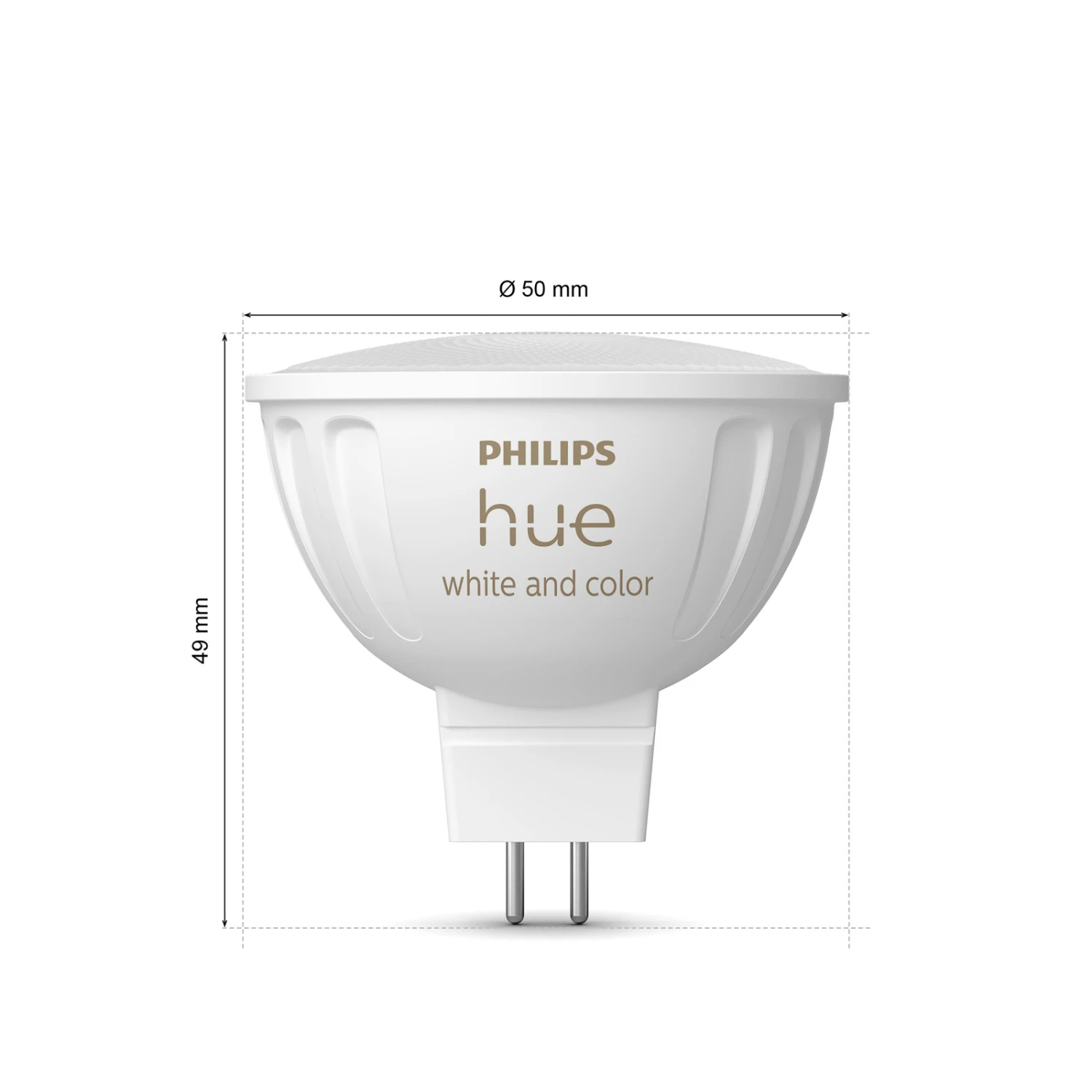 Philips Hue White & Color Ambiance 6,3W GU5,3 2er 7 Philips Hue White & Color Ambiance 6,3W GU5,3 2er – Bild 5