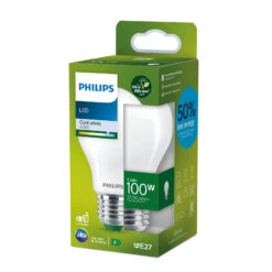 Philips E27 LED-Lampe A60 7,3W 1535lm 4.000K Matt -Philips Store 10021496 2