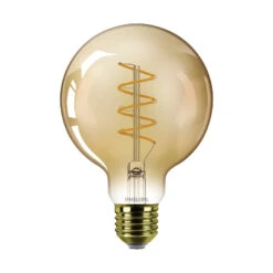 Philips E27 LED-Globe G95 5,5W Dimmbar 2.200K Gold