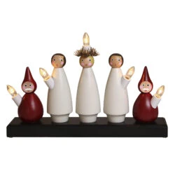 Kerzenleuchter Luciakör Mit Chormotiv, 5-flammig -Philips Store 1522584 5