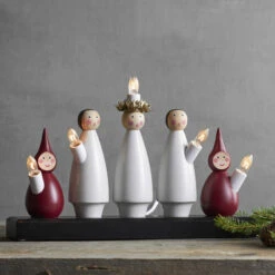 Kerzenleuchter Luciakör Mit Chormotiv, 5-flammig -Philips Store 1522584 7