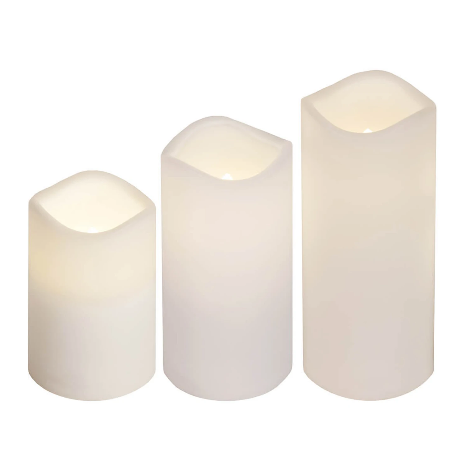 Dreierset LED-Kerzen Für Den Außenbereich 5 Dreierset LED-Kerzen Für Den Außenbereich – Bild 3