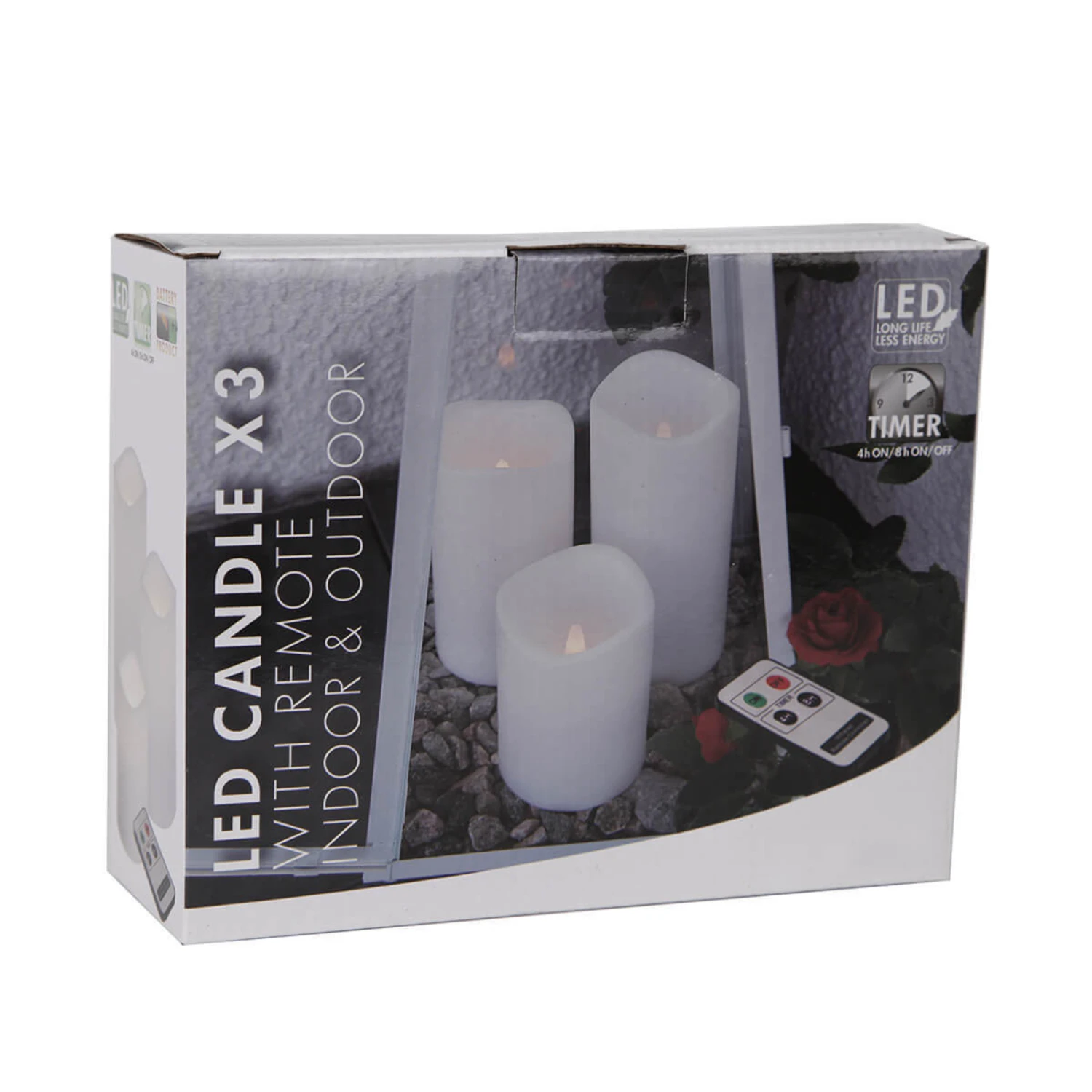 Dreierset LED-Kerzen Für Den Außenbereich 6 Dreierset LED-Kerzen Für Den Außenbereich – Bild 4