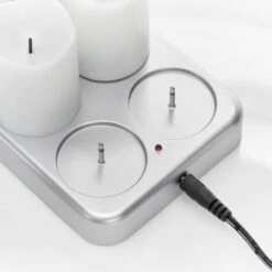 Wiederaufladbares LED-Teelicht Chargeme 6er -Philips Store 1523172 4