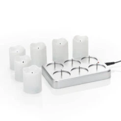 Wiederaufladbares LED-Teelicht Chargeme 6er -Philips Store 1523172 5