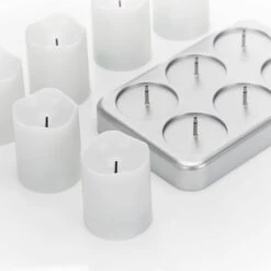 Wiederaufladbares LED-Teelicht Chargeme 6er -Philips Store 1523172 6