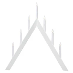 Kerzenleuchter Arrow, Spitz, 7flammig, Weiß -Philips Store 1523721 4