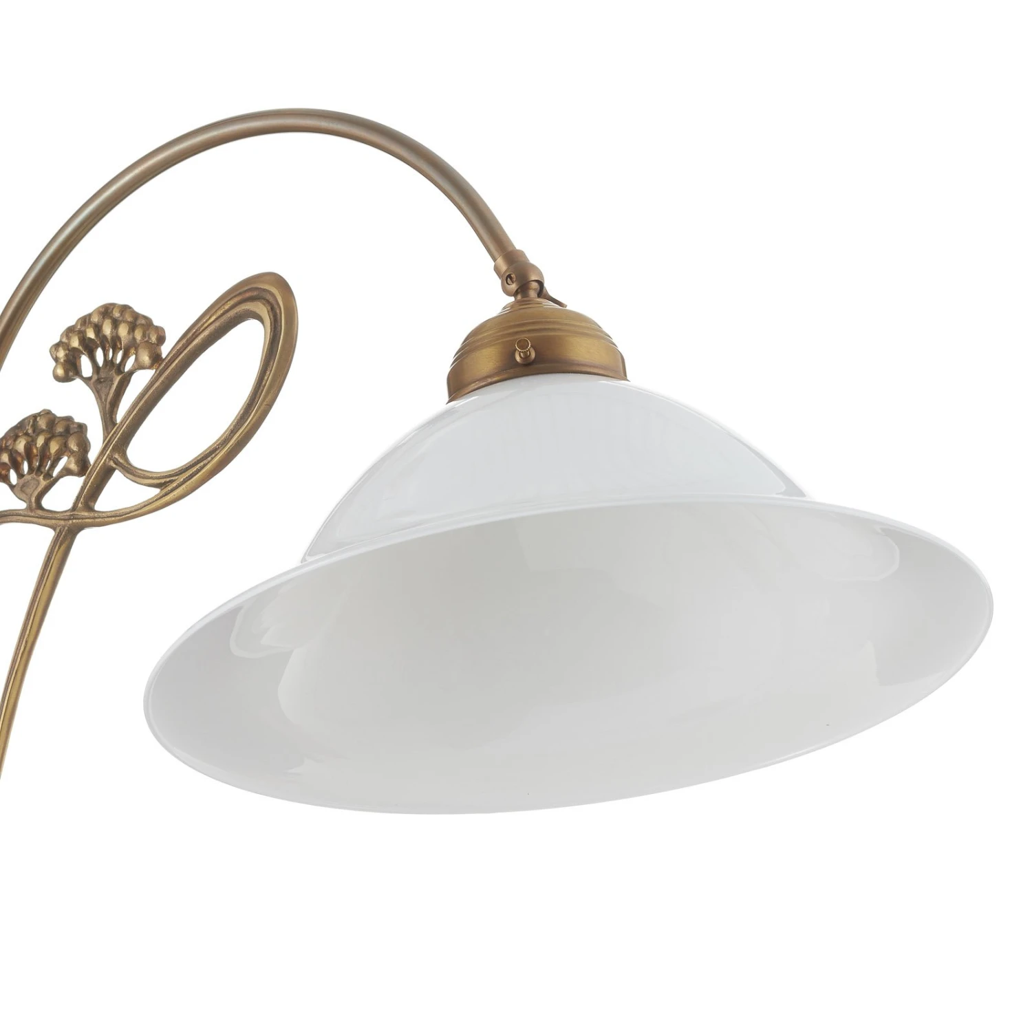 Messing-Stehleuchte Alwine Zweiflammig 7 Messing-Stehleuchte Alwine Zweiflammig – Bild 5