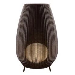Bover Amphora 03 Terrassenleuchte, Rattan Brown