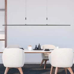 BANKAMP Slim Pendel ZigBee Dimmbar 128cm Schwarz