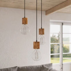 Envostar Terra Hängelampe Kiefer Hell 3fl Rondell 13 Envostar Terra Hängelampe Kiefer Hell 3fl Rondell -Philips Store 1573307 2