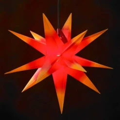 Stern Ganesha 18-zackig Für Außen In Rot-Gelb -Philips Store 2506009 2