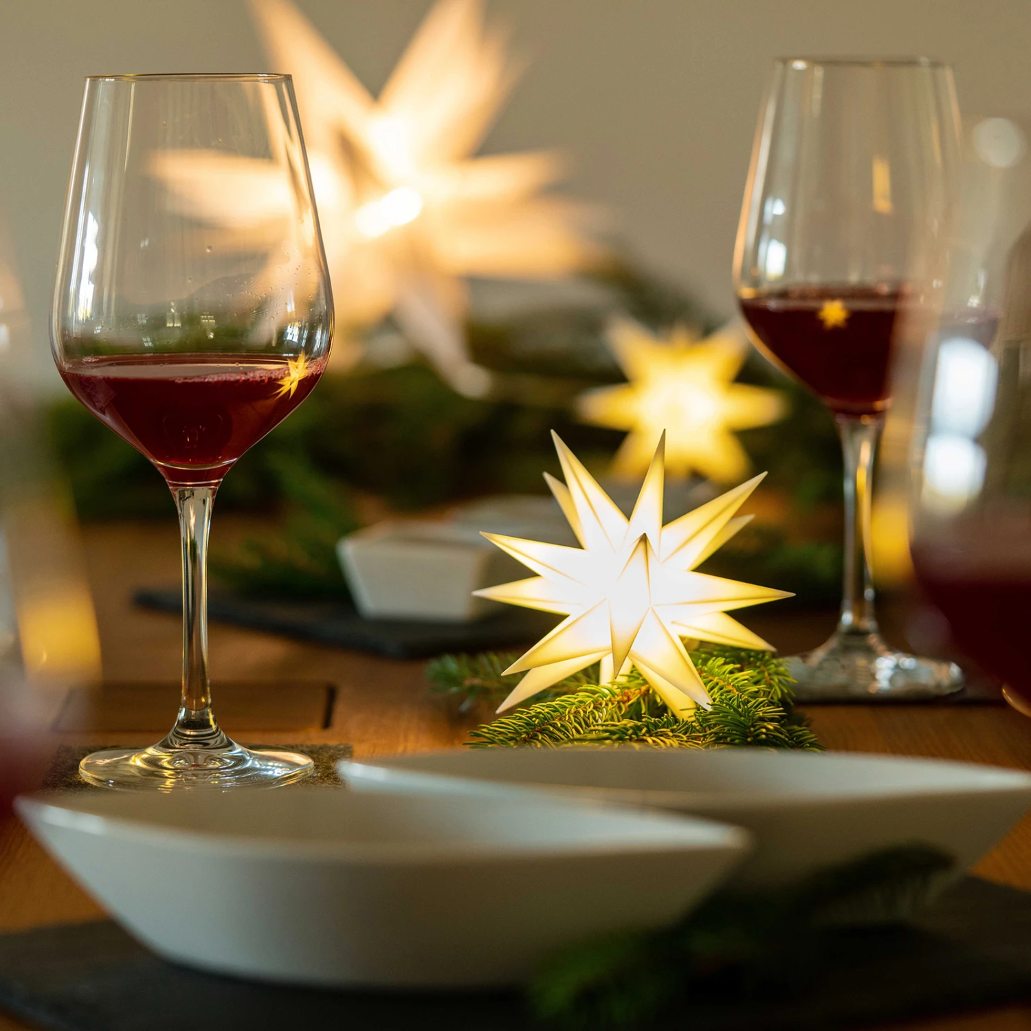 Weißer, 18-zackiger Stern 12 Cm 5 Weißer, 18-zackiger Stern 12 Cm – Bild 3